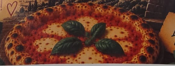 Pizza Margherita aus dem Holzofen